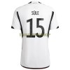 Original Fußballtrikot Deutschland Sule 15 Heimtrikot WM 2022 Für Herren